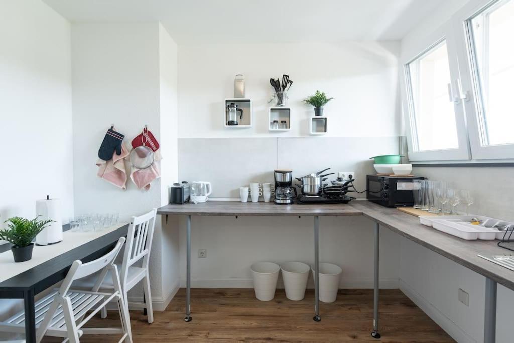 Nature Inspiration Apartment With Balcony & Grill Bbq In Duisburg Mitte Central Station 10 Mins & Big Tv With Photo Lights Εξωτερικό φωτογραφία
